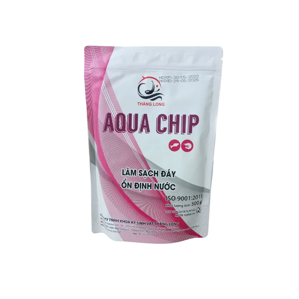 Bao bì Aqua Chip gói 500gr trên danh mục Thủy Sản Trung Nhàn